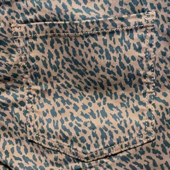 NWT No Boundaries Brown Black Leopard Print Pant Jeggings Women Junior XL 15-17 - Picture 3 of 7